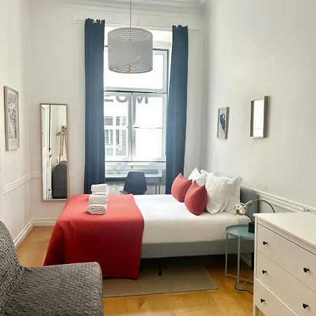 Sj2de Heart Of Lisbon, 1min To Augusta Arch! Spacious 2 Apts With 4br& 2ba Appartement Lisboa