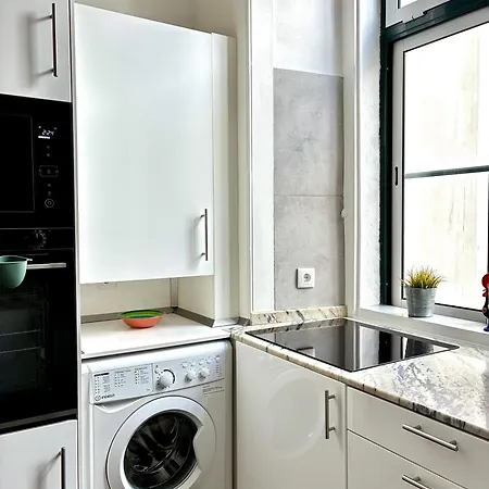 Sj2de Heart Of Lisbon, 1min To Augusta Arch! Spacious 2 Apts With 4br& 2ba Appartement Lisboa