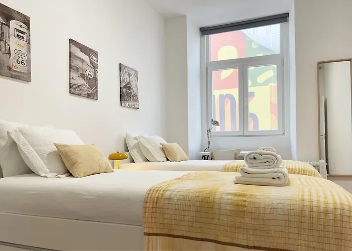Sj2de Heart Of Lisbon, 1min To Augusta Arch! Spacious 2 Apts With 4br& 2ba Apartment *